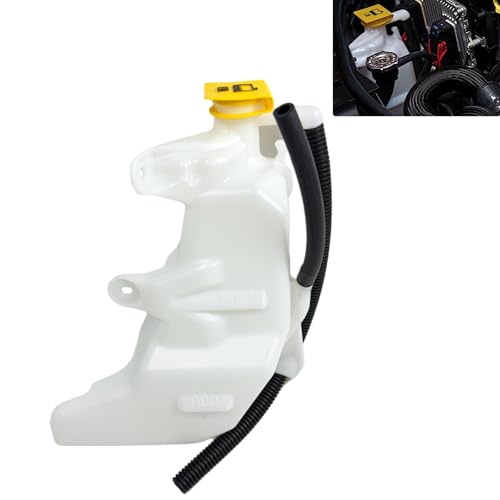 603-630 5165708AA Engine Coolant Reservoir Tank with Cap Compatible with 2011-2024 Dodge Durango 3.6L 5.7L 6.2L 6.4L | 2011-2021 Jeep Grand Cherokee 3.6L 5.7L 6.2L 6.4L | 68080551AA, 68251851AA