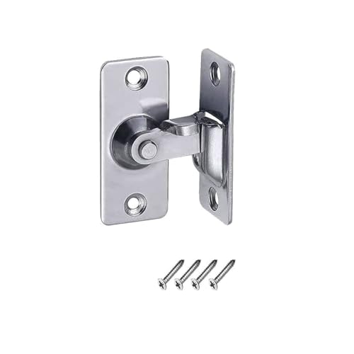 90 Degree Locking Privacy Lock Sliding barn Door Latch Right Angle Door Clasp cam Lock