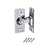 90 Degree Right Angle Door Lock Buckle Lock Bolt Lock cam Lock for Door and Window Sliding Lock bar Bolt barn Sliding Door Lock Sliding Latch