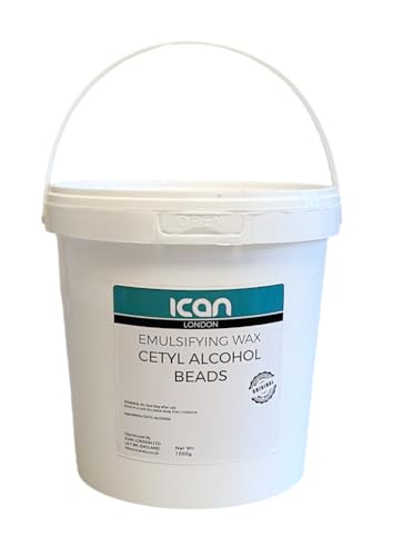 Ican London Cuentas de alcohol cetílico, 1000 g