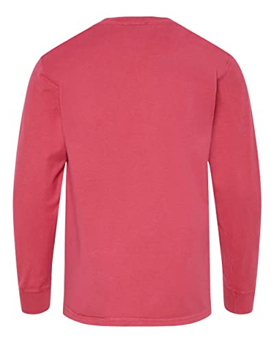 Hanes Boys ComfortWash Garment-Dyed Long Sleeve T-Shirt, XL, Deep Forte Blue3