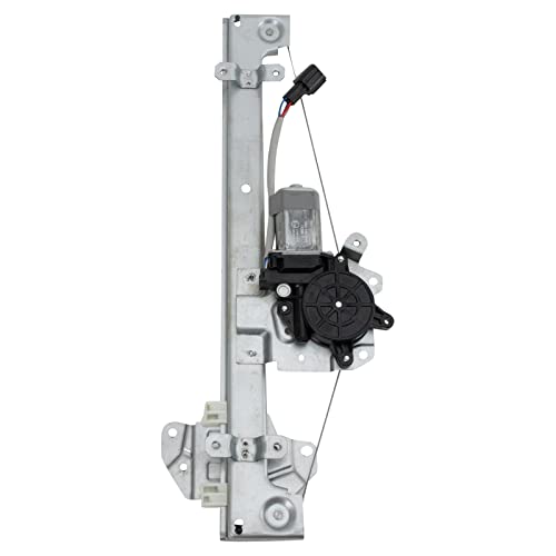 Image of TRQ Front Driver Side Power Window Motor and Regulator Assembly One Touch Anti Pinch Compatible with 2014-18 Nissan Altima 2013 Altima Sedan