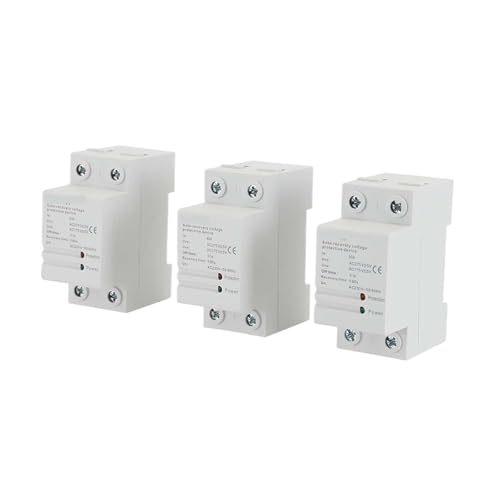 Relais de protection rail DIN 50A évite les pannes d'électroménager dues aux baisses de tension