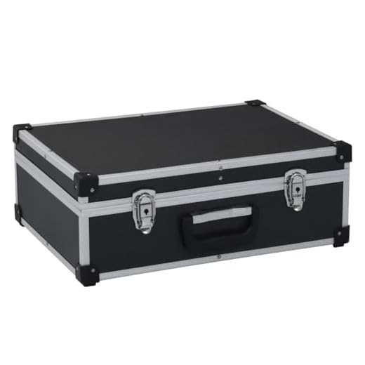 Stanley Werkzeug-Organizer Sortmaster (44.2 x 9.2 x 33.3 cm, Innenteiler anpassbar, bis zu 1024 Konfigurationen möglich, kein Verrutschen, Deckel verriegelbar) 1-94-745 3 vidaXL Werkzeugkoffer Alukoffer Werkzeugkasten Transportkoffer Alukiste Allzweckkoffer Universalkoffer Alu Koffer 46x33x16cm Schwarz Aluminium