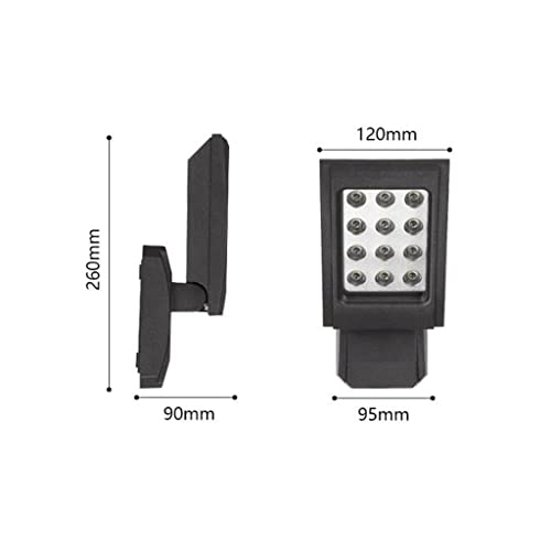 Lampe murale extérieure LED design moderne étanche pour porche
