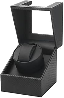 Siremig Automatische Uhrenbeweger Box, Single Uhrenbeweger Watch Winder mit Extrem Leisem Mabuchi Motor, Weiches Uhrenkissen, Geeignet für Automatikuhren