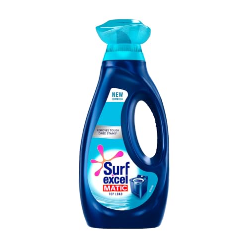 Image of Surf Excel Matic Top Load Liquid Detergent 1L|| Specially designed to remove Tough Dried Stains, 1st time in Washing Machine