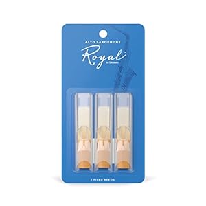 Rico RJB0320 Royal 2.0 Strength Reeds for Alto Sax (Pack of 3)