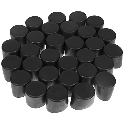 Angoily 30 Protectores De Suelo para Sillas De PVC Protectores De Alfombras para Patas De Muebles Protectores De Pies De Mesa Tapones Agarre Deslizante Protectores De Suelo