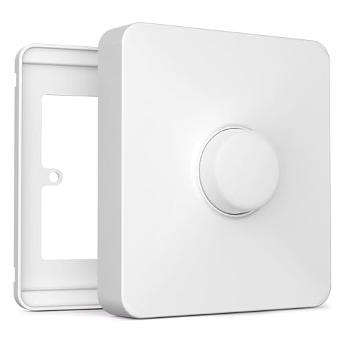 IYOKI® Standard Schalterabdeckung für Philips Smart Button, kompatibel mit Hue Schalterabdeckung, Fernlichtschalterplattenadapter, 1-Gang (1-Pack)