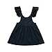 Produktbild WUSIKY Sommerkleid Kleinkind Baby Kinder Mädchen Fliegenhülse Sommer Insgesamt Rock Prinzessin Kleider Kleidung Elegante Lässige Mode Tutu Rock Minikleid Party Kleid Kinder Geschenk(90,Marine)