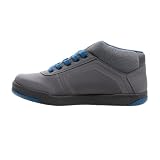 O'NEAL | Mountainbike-Schuhe | MTB Downhill Freeride | Vegan | Gleichgewicht zwischen Grip und Fußrepositionierung, Innengelenkschutz | Pinned Pro Flat Pedal V.22 Shoe | Erwachsene | Grau Blau | 45