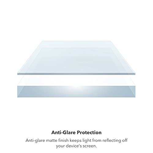 Image of ZAGG Glass Elite Anti-Glare Screen Protector for Apple iPhone 13 mini, 5X Shatter Protection, Anti-Microbial Treatment, Anti-Fingerprint Technology, InvisibleShield, Easy to Install