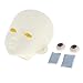Perfeclan 1/3 BJD Tête De Moule pour Le Visage avec Yeux en 3D, Pièces De Rechange pour Le Corps De La Poupée, Entraînement De La Tête pour La Pratique De La Fo - Yeux Marrons