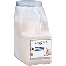 McCormick Culinary Garlic Salt, 12 lb - One 12 Pound Container of Garlic Salt Seasoning, Ideal for Soups, Breads, Vegetables, Meats and More