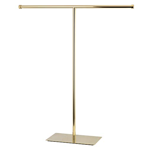 80% Off Discount Kingston Brass Claremont T-Shape Towel Rack, Polished Brass