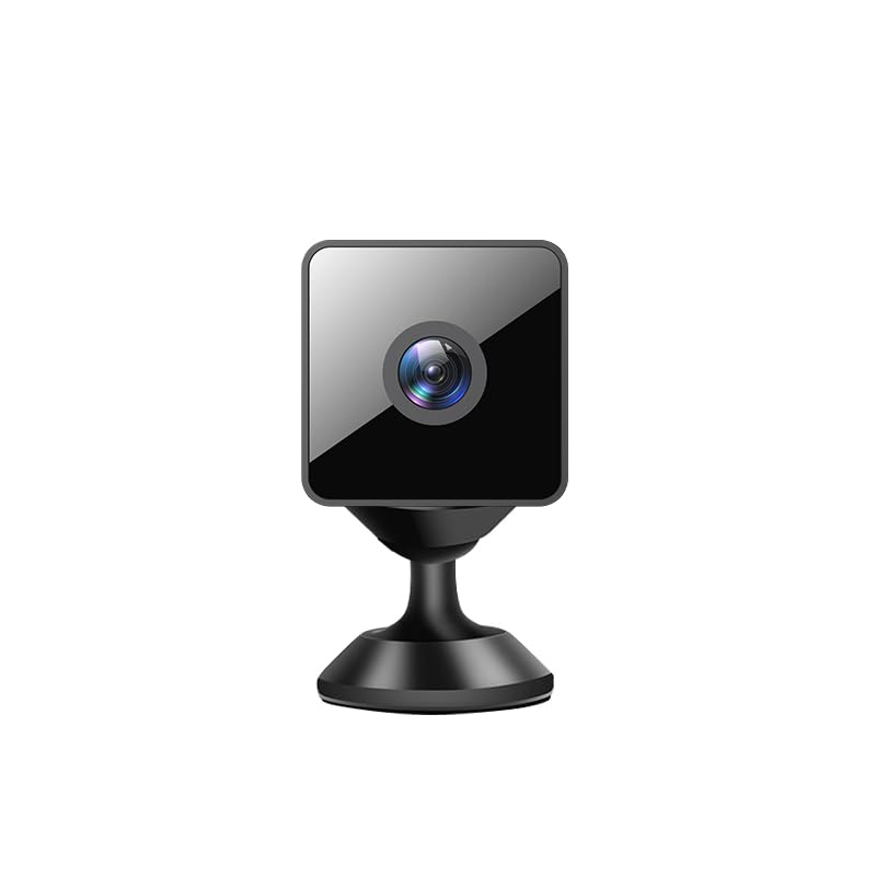 ESTABA Mini cámara oculta espía 4K, cámara inalámbrica con WiFi para niñera pequeña con visión nocturna, detección de movimiento IA, almacenamiento en la nube y SD, para cámara de seguridad de coche y