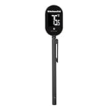 KitchenAid KQ910 Backlit Instant Read Digital Food Kitchen Grill Thermometer, Black