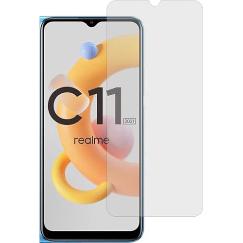 Image of EmBed Matte Fiber Display Guard for Realme C11 (2021) - Unbreakable, Ultra-Thin, Lightweight Matte Finish Screen Protector with Easy Installation Kit