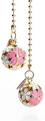 Miniatura 3 de EatingBiting Sakura Bell - Colgante colgante de coche con espejo retrovisor interior, adorno de adorno de Lucky Fortune Fengshui, colgante colgante