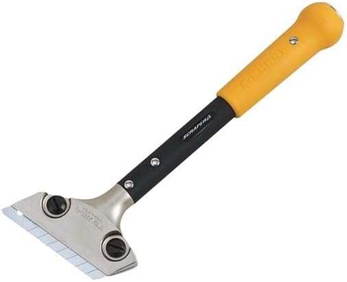 Tajima SCRL300 Scrape-Rite Reversible Blade Scraper, Silver/Black/Yellow, 265 mm