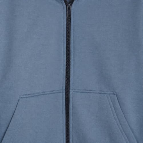 Image of Alan Jones Clothing Boys Hooded Sweatshirt | Full Zip Closure | Full Sleeves | Kangaroo Pocket | Regular Fit | Winter Jacket for Boys | Age 5-16 Years