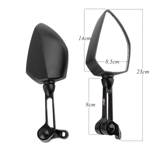 Retrovisores moto para rutas urbanas y carretera en MT 07 XMAX 5