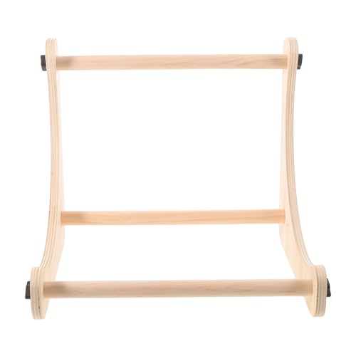 Bastidor de madera para bordado que evita la fatiga con su diseño ajustable y ligero