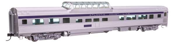 Walthers HO Scale 85' Budd Dome Coach Passenger Car Atlantic Coast Line