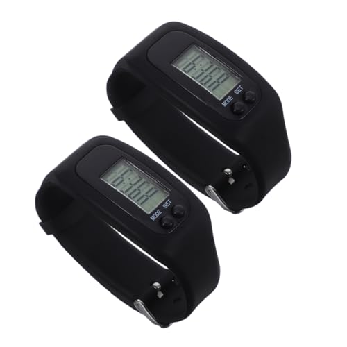 UPKOCH 2 Piezas Relojes Deportivos de con Podómetro Digital Pantalla LCD Contador de y Calorías para Hombre Running