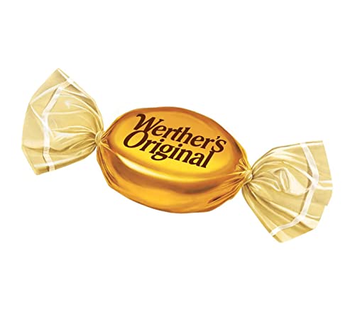 Werther's Original Hard Candy Caramels Bulk (5Lb) - Storck Werthers Hard Caramel Drops, Individually Wrapped Bulk Caramel Candies - By Dr. Plenty #TOP3