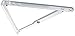 JR Products 20725 Folding Shelf Bracket - White, 12" x 12" x 16.50"