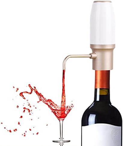 Dispensador de decantador de vino eléctrico portátil, aireador de vino eléctrico, recargable por USB automático Decantador de vino aireador de cocina Sobering Herramientas 800mAh Batería Bar Dispensador de decantador de vino eléctrico portátil, aireador de vino eléctrico, recargable por USB automático Decantador de vino aireador de cocina Sobering Herramientas 800mAh Batería Bar