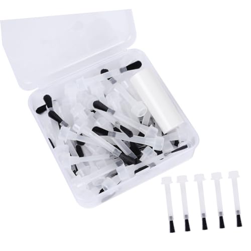NULYLU 50 Pcs Cepillo Para Las Uñas Gel Constructor Clavos Esmalte De Uñas Herramienta Perforar Formas De Uñas Para Constructor De Gel Polaco Tijeras Juego De Uñas Equipo Pbt
