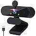 Produktbild Webcam mit Mikrofon,1080P Full HD mit Webcam Abdeckung,Laptop PC Kamera für Video-Streaming, Konferenz, Spiele, Kompatibel mit Windows/Linux/Android10