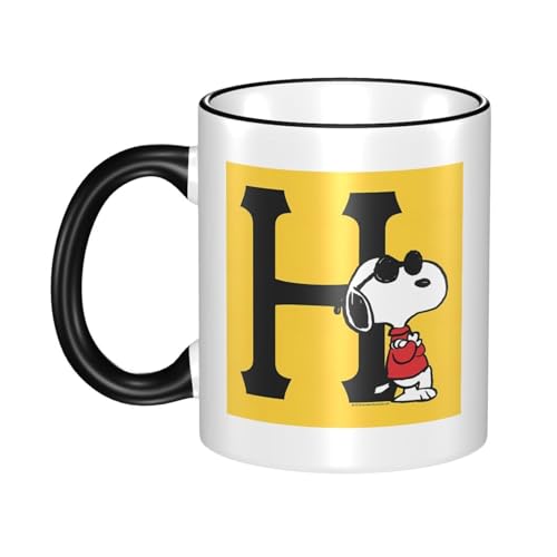 マグカップ コーヒーカップ スヌーピー かわいい アニメ い マグ 陶器 大容量 330ml セラミック カップ 耐熱 耐冷 電子レンジ対応 コップ ファッション 友人 誕生日 人気 プレゼント