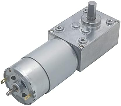 5840-555 Permanent Magnet DC Worm Gear Motor For Remote Control Curtain Machines, Billboards, Smart Devices - (Speed(RPM): 80, Voltage(V): 12V)