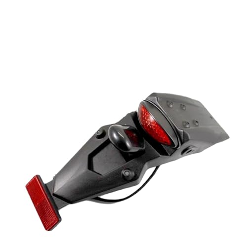 Feu arriere de moto 12V LED haute luminosite antichoc pour plaque Dirt Bike