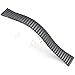 Produktbild TalkJoy UNIVERSAL Uhrenarmband Armbanduhr Expansion Stretch Armband Metallzugarmband (schwarz)