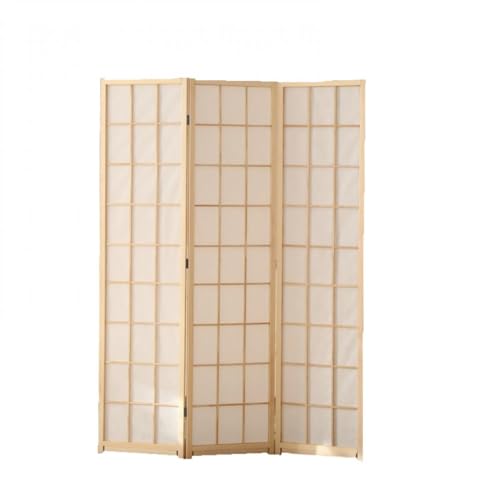 XSONGANG パーテーション 間仕切り 3連 目隠し 天然素材使用 軽量 コンパクト収納 背景 屏風 完成品 スクリーン インテリア 区切り 折りたたみ オフィス 事務所 クリニック (B,150x43cm)