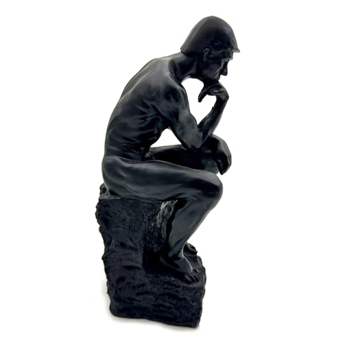 Estatua de Pensador de Resina de 10 pulgadas miniatura 5