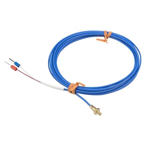 Termopar K tipo M4 FTARB03 con sensor de temperatura de perno hexagonal y cable de 3 metros 4