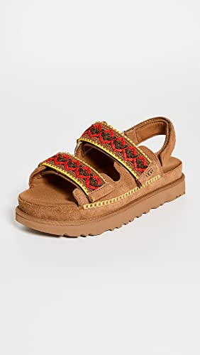 Ugg174 Goldenstar Heritage Braid Womens Sandal 8 Bm Us Chestnut #TOP1