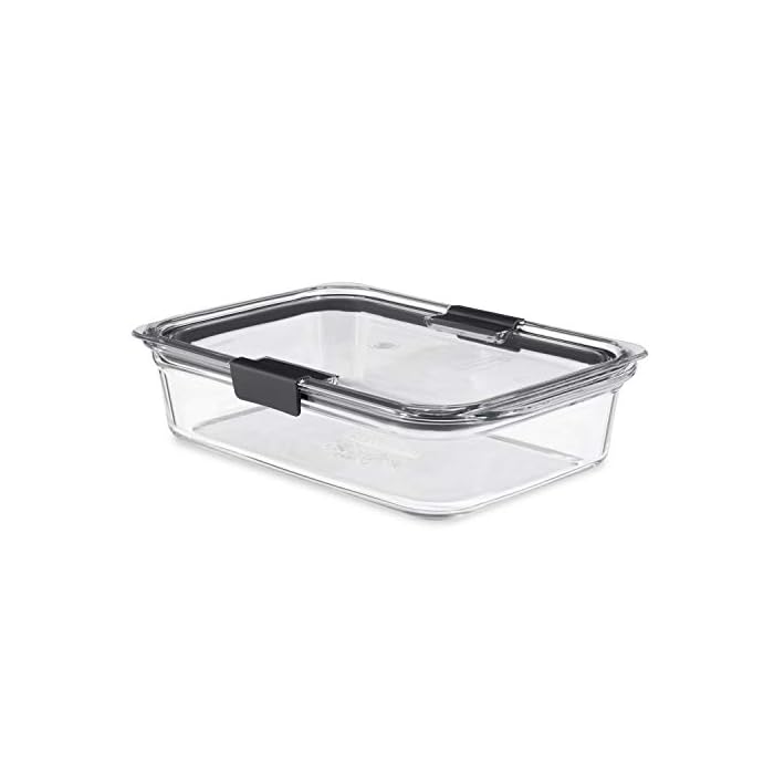 Buy Rubbermaid Brilliance Glass Storage 8Cup Food Container with Lid