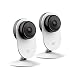 YI 2pc Smart Security Camera 3, AI-Powered 1080p Home Camera System IP Cam with 24/7 Emergency Response, Human Detection, Sound Analystics, Night Vision, 2.4G Wi-Fi, App for Nanny Monitor