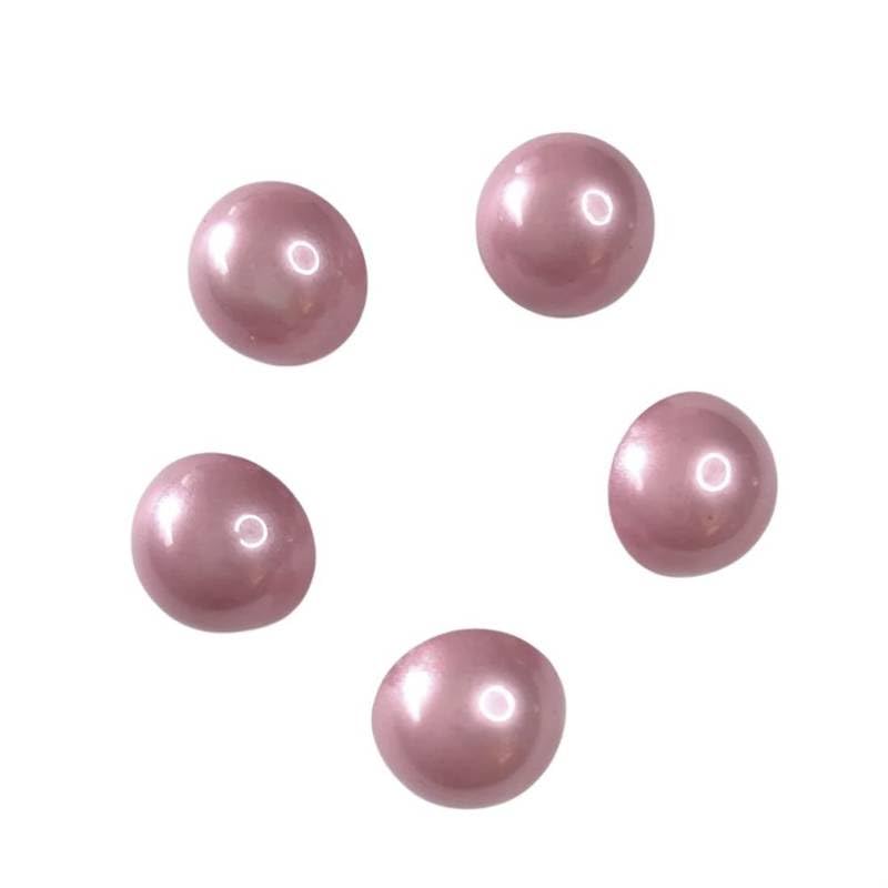 Natural Pink Pearl at Wholesale Rate (Rs 37.5/carat) Fine Quality Cabochon Round Shape मोती Loose Gemstone for Reselling Astrologers Jewellers Crystal Healing Astrological-image-9