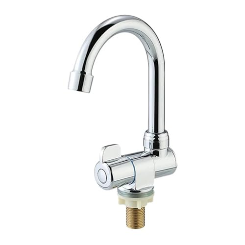 Robinet de cuisine rabattable en cuivre pour camping-car et bateau