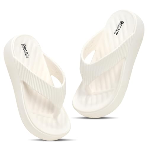 Image of DOCTOR HEALTH SUPER SOFT Women Soft EVA Flip Flops | Lightweight Cushioned Slippers | Anti-Slip Casual Sandals for Indoor Outdoor Everyday Wear