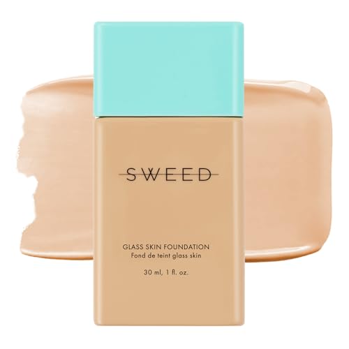 SWEED Glass Skin Foundation 03 Light W fond de teint fluide éclat de 30 ml
