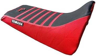 Enjoy Mfg Seat Cover - Compatible With Yamaha 1984-2000 XT 250 XT 350 XT250 XT350 - Color Sides Ribbed #284 (NEON Yellow Sides/Black Top/NEON Yellow Ribs - View #9